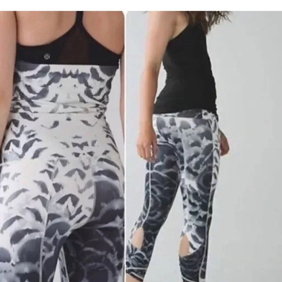 Lululemon Wunder Under Pant SE Dance Angel Wing Pretty Plume Size 10 - Picture 1 of 10